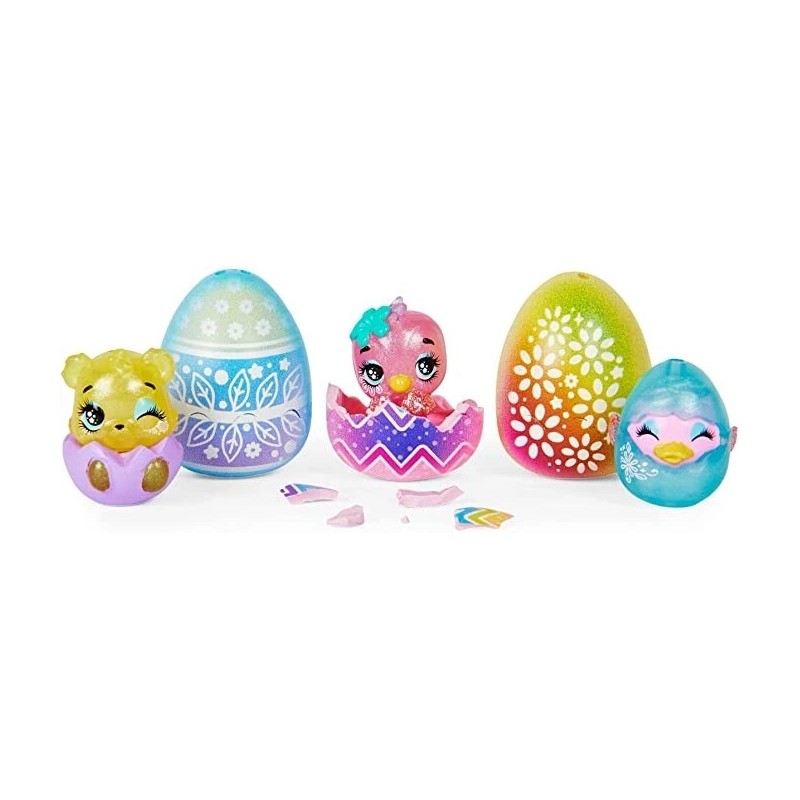 Spin Master Hatchimals CollEGGtibles Spring Basket with 5 Characters &