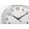 Kiera Grace Aster Wall Clock, 10", White