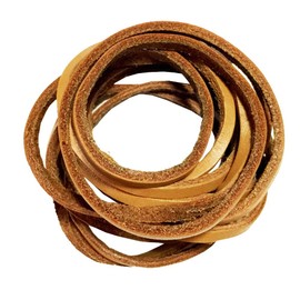 Goodlace 1 PCS of 1/8" Rawhide Leather Shoelaces Shoe Boot Laces Shoestrings Cord (Camel, 160CM)