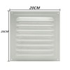 Square Ventilation Grille, Granmagazz White Metal Square Ventilation Grille Stainless