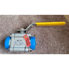 Warren 1" Warren Fig# 366FRG 316SS Socket Weld 2000WOG 3 Piece  Ball Valve - NEW