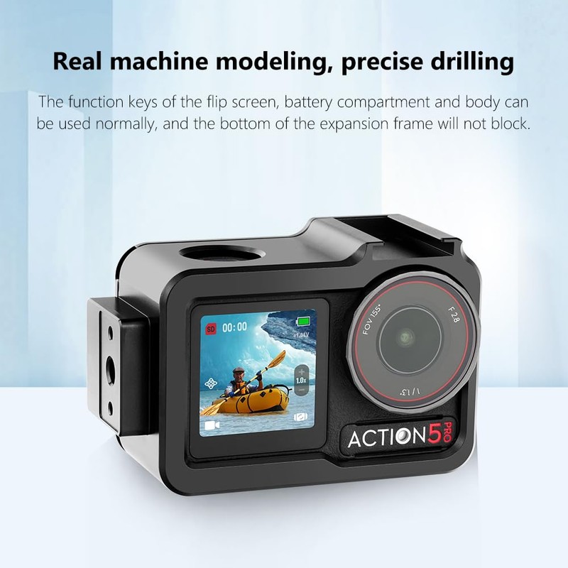 FotStdio Osmo Action 5 Pro Metal Cage, for DJI Action5