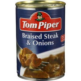 Tom Piper Beef Braised Steak & Onions 400g