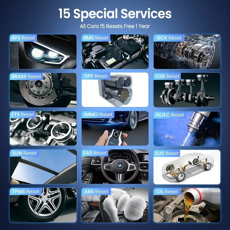 MUCAR DriverScan OBD2 Scanner Bluetooth Wireless Car Full System Diagnostic