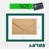 Regipro b Black Business Card Size Envelopes for Message Card