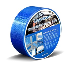 Blue Waterproof Tape for Solar Pool Cover Repair,Heavy Duty Waterproof Duct Tape for Pool Liner Patch,Butyl Sealant Tape with Strong Adhesive for RV Awning,Boat,Pipe Leak,Roof Seal,UV (2" x 16ft)