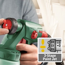 Bosch Sprühpistole für die Farbsprühsysteme PFS 1000 and PFS 2000 (Volumen: 800 ml, im Karton)