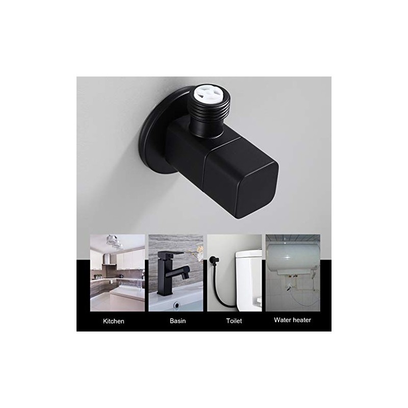 G1/2 Angle Valve Mixer Water Stop Valve Bathroom Toilet Washbasin