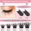 Cluster Eyelashes, Pack of 72 Eyelash Clusters, DIY Eyelash Extensions,