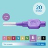 TePe TePe Interdental Brush, Original, Purple, 1,1mm/ISO 6, 20pcs, efficient