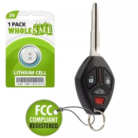 Wholesale-24-7 Replacement For 2007 2008 2009 2010 2011 2012 Mitsubishi Eclipse Key Fob