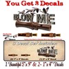 3 Decal Blow ME Goose Hunting Vinyl Decals Geese Hunting