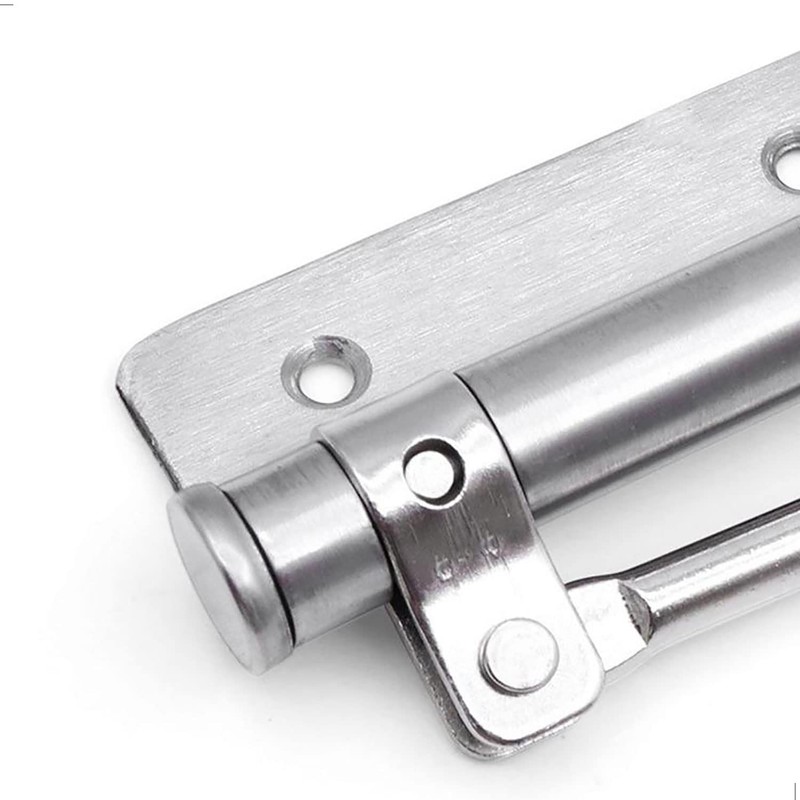 Door Closer Bar Door Closer Stainless Steel Adjustable Force Surface-Mounted