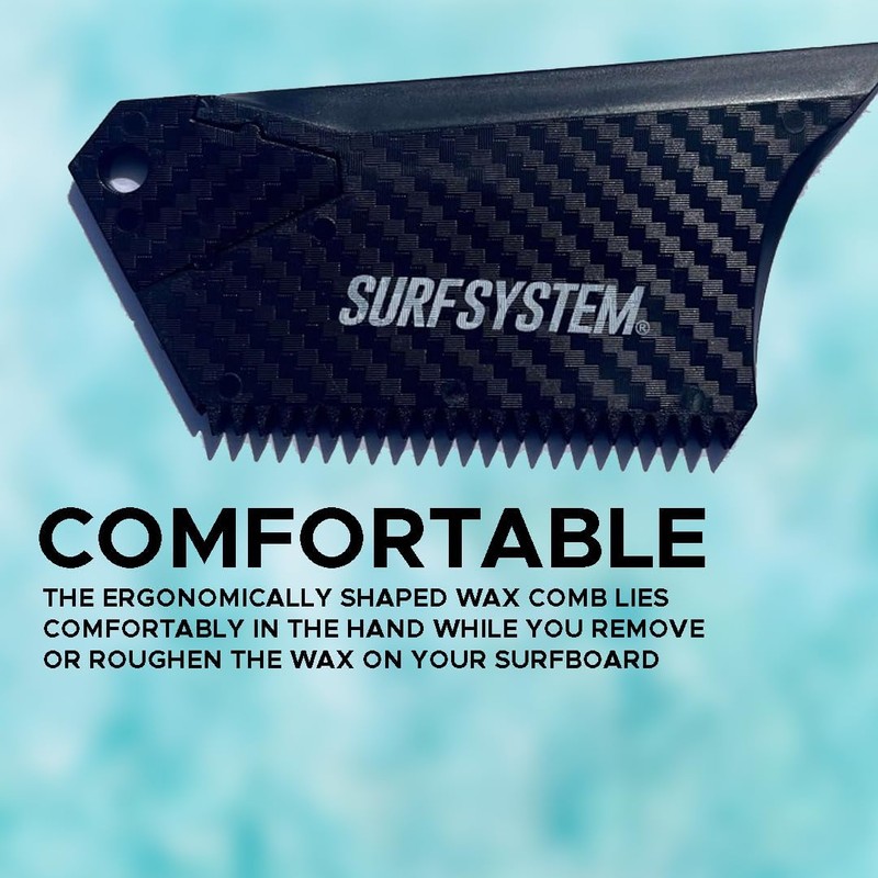 SURF SYSTEM Wax Comb & FCS Fin Key Combo fits