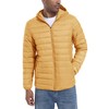 TACVASEN Mens Insulated Jacket With Hood Lightweight Jacket Warm Jacket
