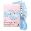 Hydrating & Illuminating Under Eye Masks-Vegan Reduce Dark Circles, Wrinkles