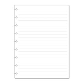 Notes Refill Pages For 9-Disc Planners, Notes Refills, Pre-punched Planner Inserts