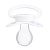 Landofgenie Adult Size Printed Dummy Large Teat Shield Dummy White