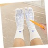 Healvian 1set Acupressure Massage Socks for Foot Relief Breathable Elastic
