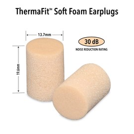 Mack’s ThermaFit Soft Foam Earplugs, 10 Pair - Comfortable Ear Plugs for Sleeping, Snoring, Work, Travel & Loud Events | Made in USA | Newly Upgraded and Improved