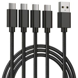 Anbeston USB C Cable 4 in 1 - USB A to 4 USB C Charging Cable 20inch Multi USB C Splitter Charger Cord with 4 Type C Port for Wireless Microphone Voice Recorder MP3 Player Bluetooth Speaker