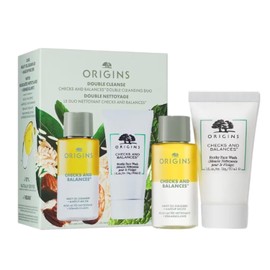 Origins Double Cleanse Checks and Balances Double Cleansing Duo - Oil Cleanser and Face Wash - Travel Size