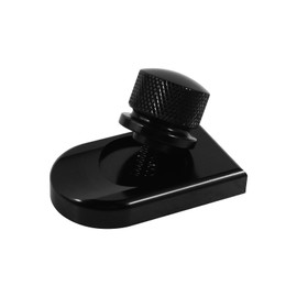 Reotrifine Black Chrome Seat Bolt Nut Tab Screw Mount for Harley Touring Sportster Softail Dyna - Premium Billet Aluminum, 1996-2023 Models Motorcycle Seat Lug nut covers for vehicle wheels