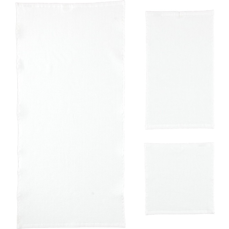 Rhomtuft Face & Body Hand Towels White 01 Flannel 30