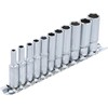 BGS 2221 Drive 6.3 mm (1/4) 11-Piece Set Deep Sockets