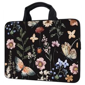 GHJTFC 15 Inch Laptop Sleeve Carrying Bag Neoprene Sleeve Tote Tablet Cover Notebook Briefcase Bag with Handle (GHFC-037)