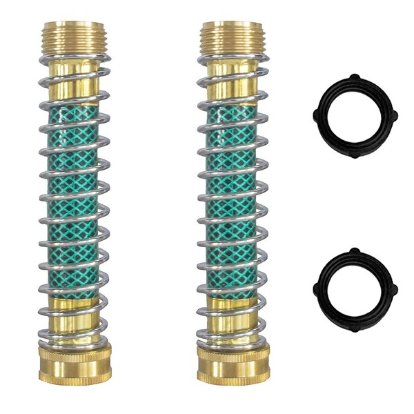 Hourleey Hourleey Garden Hose Protector, Hose Extension Adapter with Coil