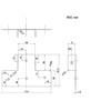 Yahataneji Easy Installation T-Bracket for 2×4 Material, 2-by Use, 11.4×3.6×1.7cm,