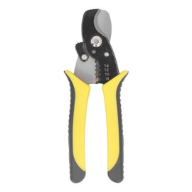 Industrial Alloy Steel Wire Stripper with High Hardness, Multifunctional Electrical Wire Cutter, CNC Accurate Ground Wire Stripping Hole, Safety Locking Design