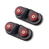 1 Piece Black Boat Sailing Ball Bearing Cam Cleat ABS