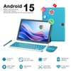RUIQIAI Tablet Android 15, 2 in 1 Tablets 10 inch