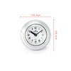 MPM Quality Design Plastic Bathroom Clock, Quartz Movement Sweep, 3-5