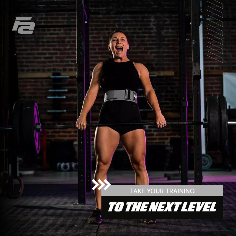 Fit Active Sports Cinturón de levantamiento de pesas con autobloqueo