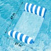 Pool Floats Adult - Upgraded Inflatable Mesh Floating Rafts, 4-in-1