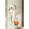 YunNasi Children's Coat Rack, No Drilling, Wall Coat Hook, Cream