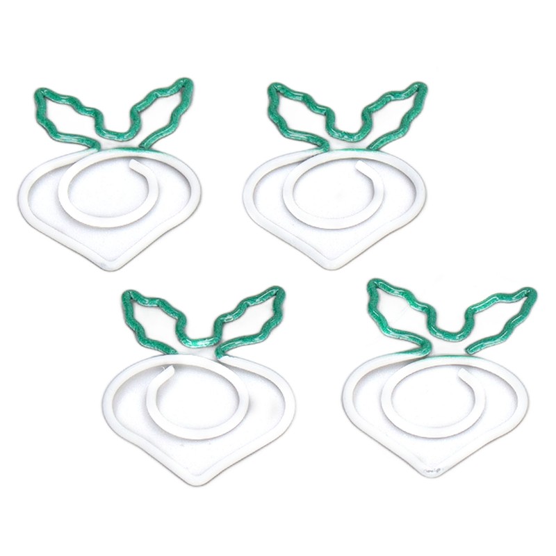 100 Pcs Shaped Paper Clips 2 Color Metal Material Light