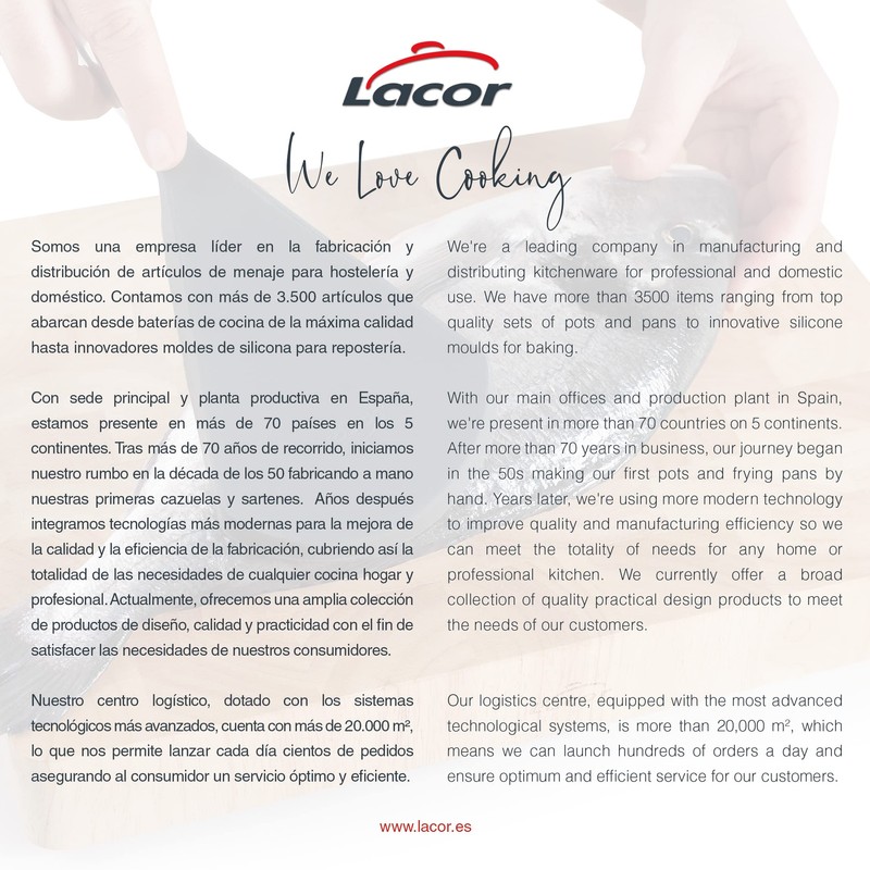 LACOR Fish Separator Stainless Steel 18/10 Grey 27 cm