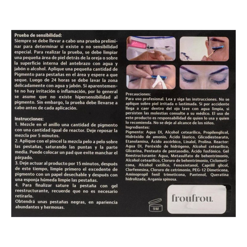 J. Denis Kit Pigmento Para Pestañas Profesional Negro J Denis
