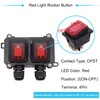 Hmknana IP67 Waterproof Inline Cord Switch 12V DC 20A 4Pin