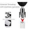 Gcoujrl Integrated Internal & External Pipe Threading Tool with Screw