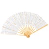 VON LILIENFELD Lace Fan Carmen, white