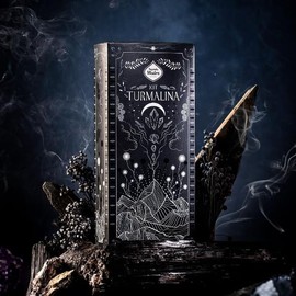 Sagrada Madre, Tourmaline Kit – Lavender Safume, Copal Frankincense, Olíbano Frankincense, Lavender Incense, Energetic Pyramids, Lavender & Olymbanum Defumation Bombitas and Black Turmanila Stone