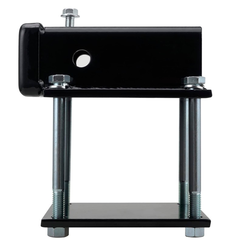 Geksion Bolt-on RV Bumper Hitch Receiver Adapter for 4-4.5'' Beams，2''