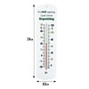 Thermometer World Greenhouse - 240 mm Classic Garden Gift For