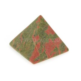 CrystalAge Unakite Pyramid - YUN4 - Medium