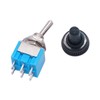 Taiss / 10 pieces blue mini toggle switch 3-pin SPDT